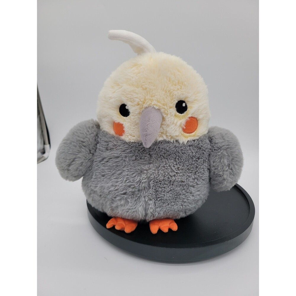 Petsmart 2022 Symphony the Gray Cockatiel Bird Plush 14" Dog Toy with Squeaker